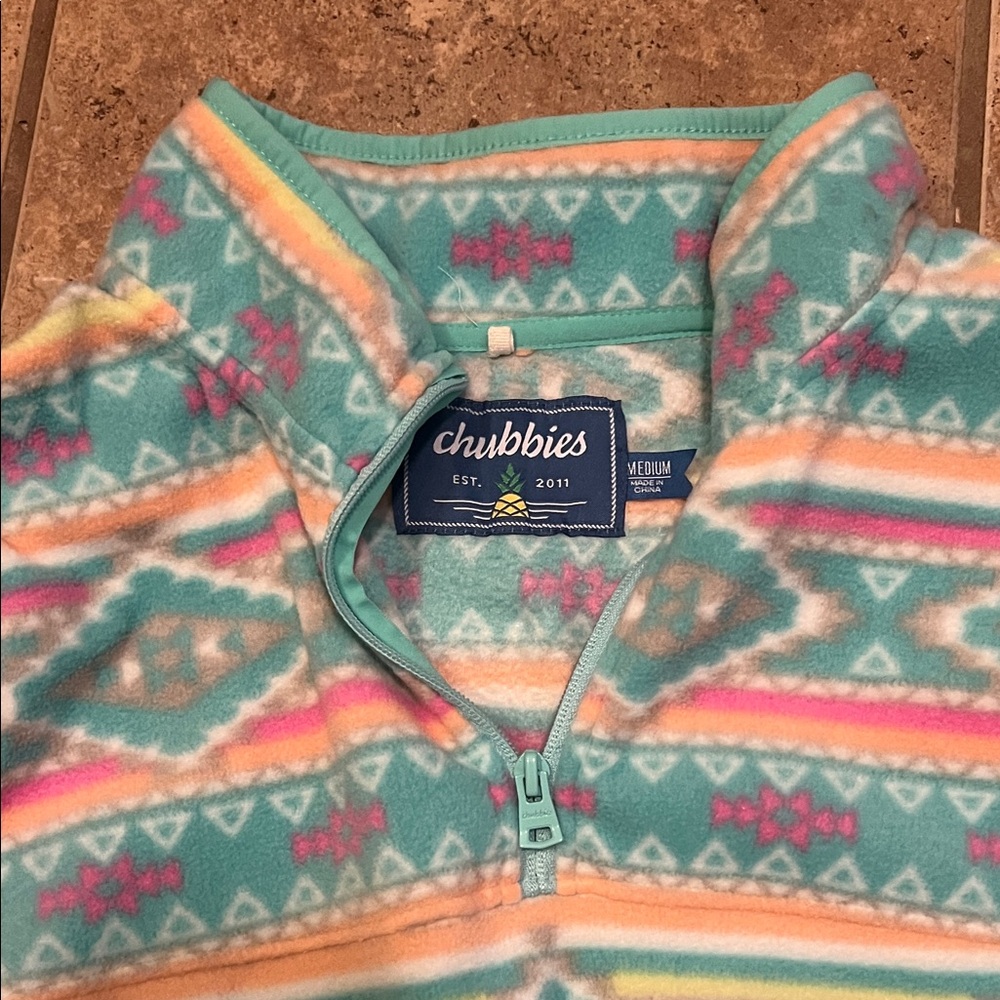 Chubbies Pastel Patterned Fleece Pullover